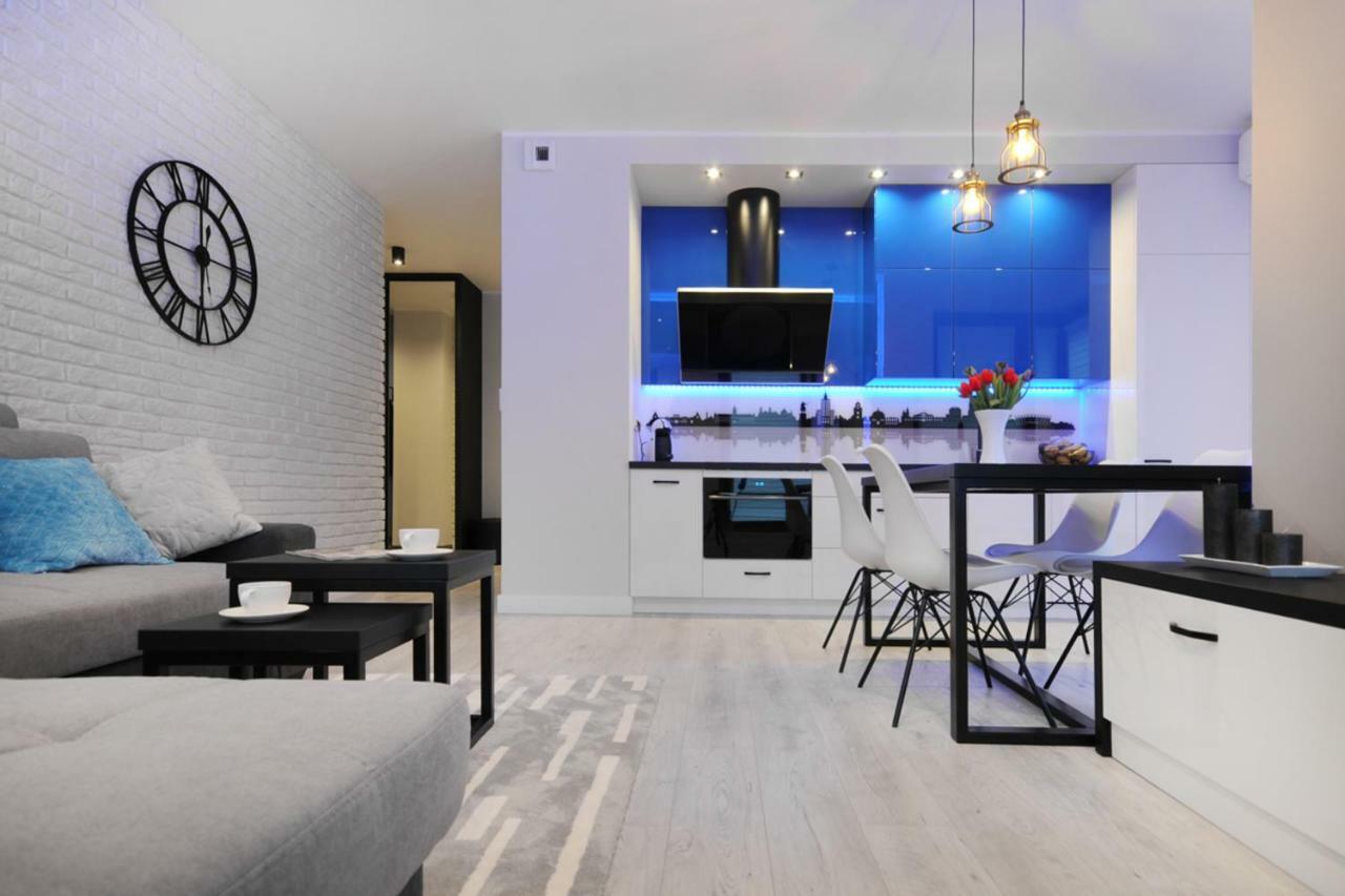 Bulwary Wislane P&O Serviced Apartments With Ac Varšava Exteriér fotografie